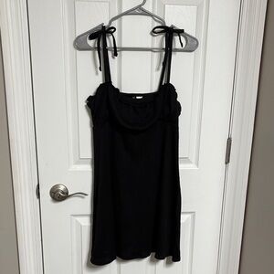 H&M black dress bows